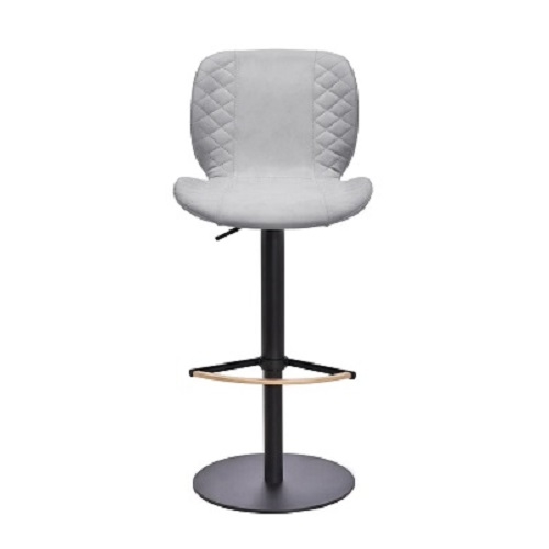 Sean Hydraulic Barstool in Light Grey